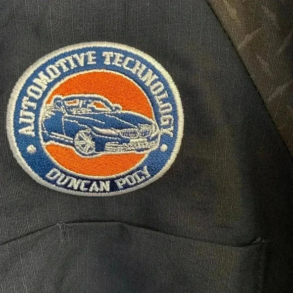 💥🆕Red Kap Navy Short Sleeve Shop Shirt L🆕 - Picture 6 of 13